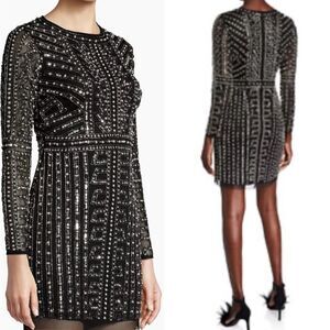 Aidan by Aidan Mattox Bead & Faux Pearl Cocktail Dress size 12 NWT $275